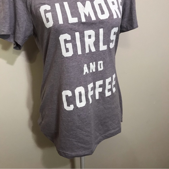 NWT Gilmore Girls and Coffee Gray White T-Shirt Size XL - Picture 3 of 9